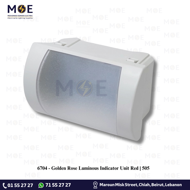 Golden Rose Luminous Indicator Unit Red | 505 | نواصة احمر