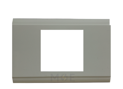 Golden Rose Standard Curved Cover Plate White 2module | 408 | بلاك بلاستيك ابيض شكل مربع