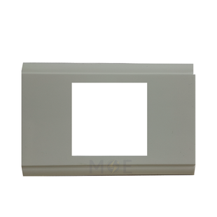 Golden Rose Standard Curved Cover Plate White 2module | 408 | بلاك بلاستيك ابيض شكل مربع