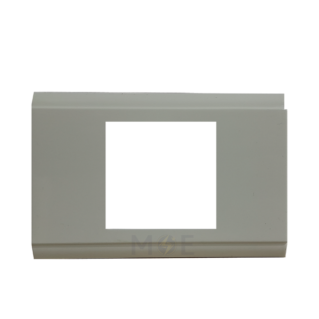 Golden Rose Standard Curved Cover Plate White 2module | 408