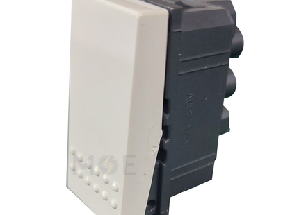 Omega 2Way Switch White 10A 250V | N302 | مفتاح دركسيون ابيض