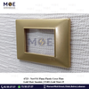 NewVS/ Plana Plastic Cover Plate Gold Matt 3module | IT401-Gold Matt-15