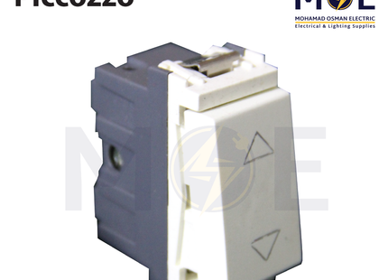 Piccozzo Curtain Switch Ivory 10A 250V | 09872A | مفتاح ستور عاجي