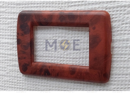 Piccozzo Plastic Cover Plate Peach Vein Matt 3module | SA2003 PCV-M | بلاك بلاستيك خوخ ناشف