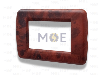 Piccozzo Plastic Cover Plate Peach Vein Matt 3module | SA2003 PCV-M | بلاك بلاستيك خوخ ناشف