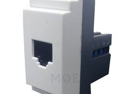 Piccozzo RJ45 Data Socket 8 Contacts Ivory | 09857-8-Ivory | بريز داتا عاجي