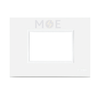 Scame Evolve Plastic Cover Plate White 3module | 109.7013.W