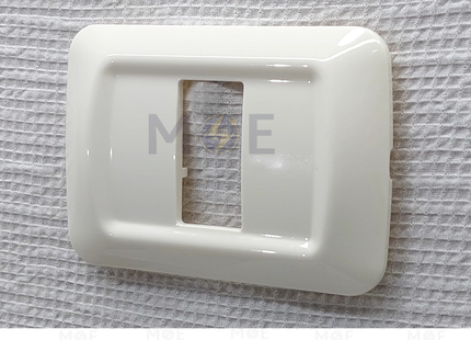 System/ Gewiss Plastic Cover Plate White 1module | JW-K041 | بلاك بلاستيك ابيض