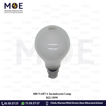 NARVA Incandescent Lamp B22 150W