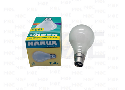 NARVA Incandescent Lamp B22 150W | لمبة عادي كبس