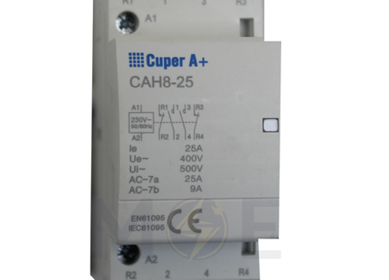 Cuper Modular Cont. 2NO+2NC 25A | CAH8-25 | كونتكتور سكة