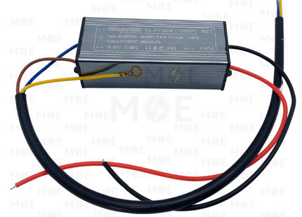 CuperLight LED Driver Aluminum AC 85-220V DC 27-38V IP65 1500mA 50W | TX-PF50W | ترانس ليد مطري المنيوم