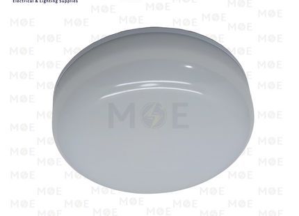 GreenLite IP65 LED Ceiling Light / Downlight Round WaterProof White Warmwhite 16x4.6cm 3000K 1800Lm 18W | غلوب سقف/ بلافونيه مطري مدور ليد ابيض ورم وايت
