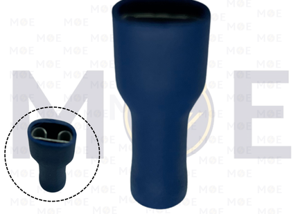 System Insulated Female Connector Terminal Blue 2mm | FDFD2-250 | كوس جارور انتاية معزول ازرق