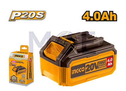 INGCO Lithium-Ion Battery Pack for P20S Power Tools 20V 4Ah | FBLI2002