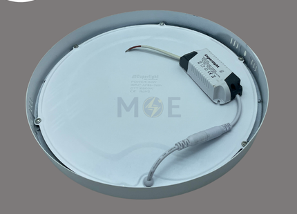 CuperLight LED Downlight/ Panel Light White Ceiling Surface Mounted Circular Daylight 6500K 3000Lm 30W | CP-R 30W | سبوت ليد مدور ظاهر ابيض دايلايت