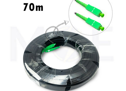 Self Support Drop fiber optic patch cable | Optical Patch Cord | Single Mode SC/APC 1Core 70mt