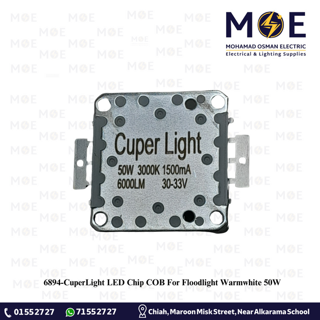 CuperLight LED Chip COB For Floodlight Warmwhite 50W