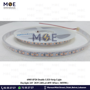 CuperLight IP65 LED Strip Light Single Purple 12V 2835 120Led R5mt | بكرة ستريب ليد موف
