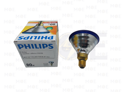 Philips Par38 Incandescent Lamp Par Blue E27 80W | لمبة بار عادي برم ازرق