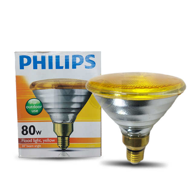 Philips Par38 Incandescent Lamp Par Yellow E27 80W