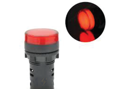 Leaglo Signal Lamp Red 220V AC 22mm | AD22-22DS-220-RD | لمبة اشارة احمر