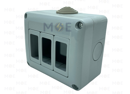 System Surface Mounting Box 3module | بوات ظاهر مثلث