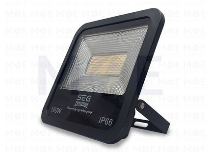 SEG Led Floodlight IP66 WarmWhite 100W | برجكتور ليد انارة ورم وايت