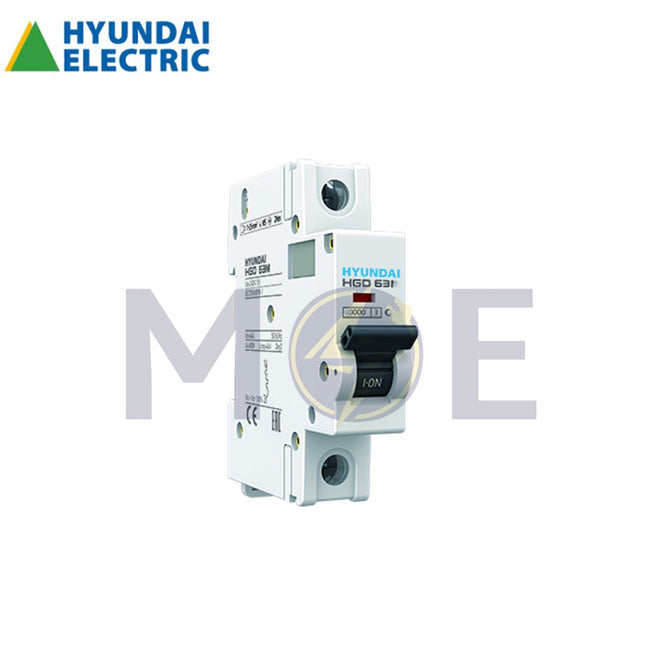 Hyundai MCB HGD63E 3KA 1P 40A | دجنتور كهرباء مفرد - قاطع كهربائي
