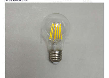 Gauss LED Lamp Clear Filament Bulb CoolWhite E27 8W | لمبة ليد برم فيلامنت بول شفاف كول وايت