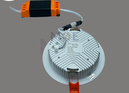 CuperA+ LED Downlight/ Panel Light High-Power White Ceiling Flush Mounted Circular Warmwhite 3000K 10.5cm 16W | HP-R16 | سبوت ليد هاي باور مدور مخفي ابيض ورم وايت