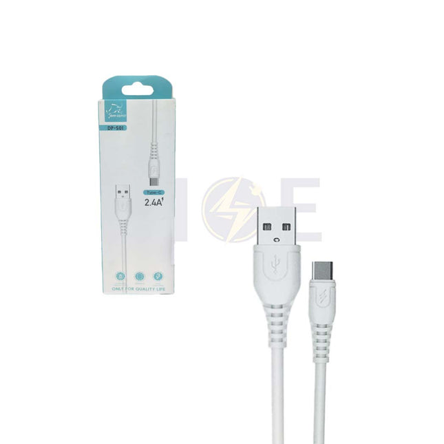 One Depot Charger Cable USB to Type C 2.4A 1mt | DP-501