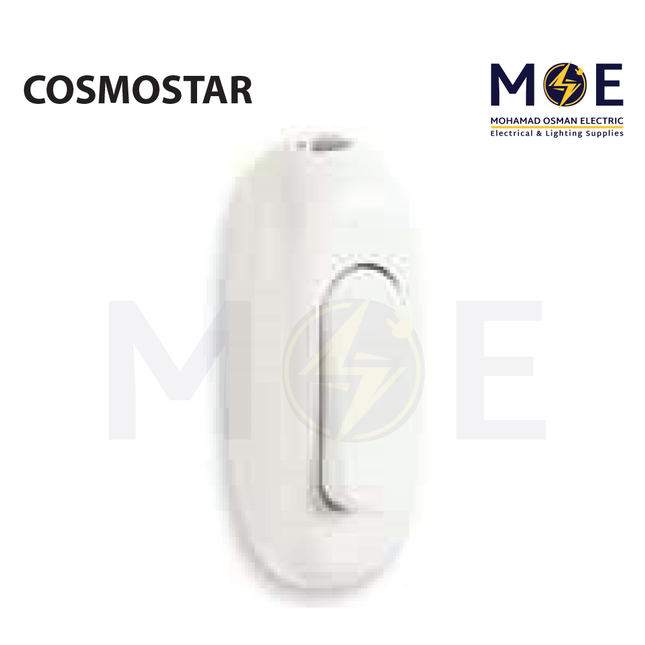 CosmoStar Flexible Cord Switch 2( 4A ) line end 2way switch white 1P | CS-405K | بوار بلوطة دوبل دركسيون