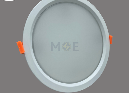 Cuperlight LED Downlight/ Panel Light High-Power White Ceiling Flush Mounted Circular Warmwhite 15.5cm 21W | HP21 | سبوت ليد هاي باور مدور مخفي ابيض ورم وايت