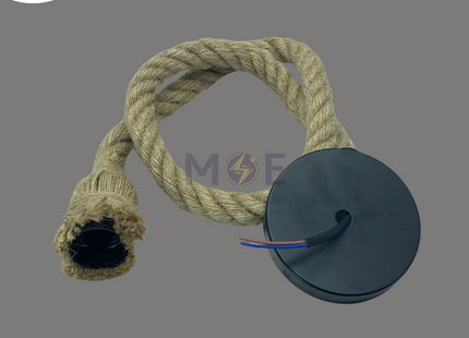 Craunot Hemp Rope Pendant Light E27 1mt | تنزيلة حبل ليف