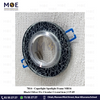 Cuperlight downlight / Spotlight Frame MR16 Black+Silver Recessed Fix Circular Crystal 6cm