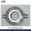 Cuperlight downlight / Spotlight Frame MR16 Gray+Gold Recessed Fix Circular Crystal 6cm