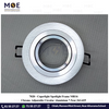 Cuperlight downlight / Spotlight Frame MR16 Chrome Recessed Adjustable Circular Aluminium 7.5cm