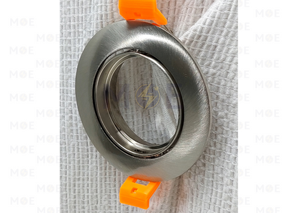 Cuperlight downlight / Spotlight Frame MR16 Chrome Recessed Adjustable Circular 7.5cm | سبوت فارغ مدور مخفي كروم متحرك
