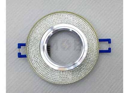 Cuperlight downlight / Spotlight Frame MR16 17White Recessed Fix Circular With Glass 6cm | سبوت فارغ مدور مخفي مع زجاجة ابيض ثابت