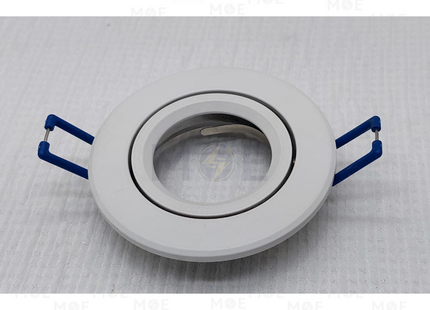 Cuperlight downlight / Spotlight Frame MR16 White Recessed Adjustable Circular 7.5cm | JL-102 | سبوت فارغ مدور مخفي ابيض متحرك