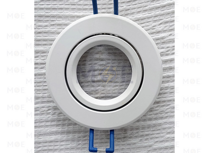 Cuperlight downlight / Spotlight Frame MR16 White Recessed Adjustable Circular 7.5cm | JL-102 | سبوت فارغ مدور مخفي ابيض متحرك