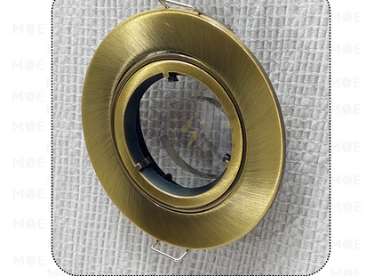 downlight / Spotlight Frame MR16 Bronze (02) Recessed Adjustable Circular 7.5cm | سبوت فارغ مدور مخفي برونز متحرك