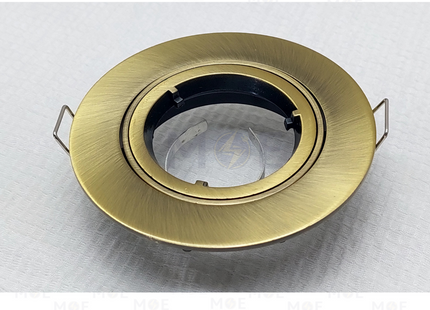 downlight / Spotlight Frame MR16 Bronze (02) Recessed Adjustable Circular 7.5cm | سبوت فارغ مدور مخفي برونز متحرك