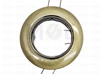 downlight / Spotlight Frame MR16 Bronze (2) Recessed Adjustable Circular 7.5cm | سبوت فارغ مدور مخفي برونز متحرك