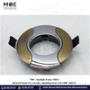 downlight / Spotlight Frame MR16 Bronze/Chrome Recessed Fix Circular Aluminium 6cm