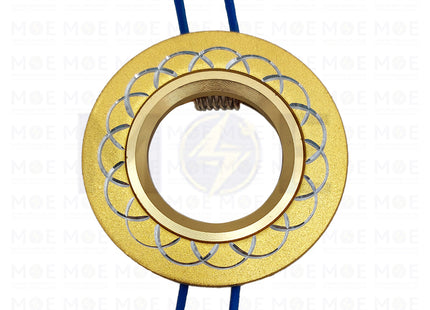 downlight / Spotlight Frame MR16 Gold Recessed Fix Circular Aluminium 6cm | سبوت المنيوم فارغ مدور مخفي ذهبي رملي لميع ثابت