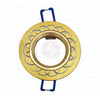 downlight / Spotlight Frame MR16 Gold Recessed Fix Circular Aluminium 6cm | سبوت المنيوم فارغ مدور مخفي ذهبي رملي لميع ثابت