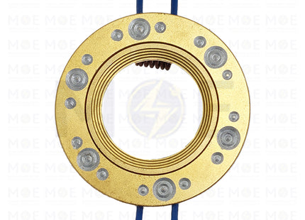 downlight / Spotlight Frame MR16 439 Gold Matt Recessed Fix Circular Aluminium 6cm | سبوت المنيوم فارغ مدور مخفي ذهبي مات ثابت