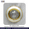 downlight / Spotlight Frame MR16 Pearl/Gold Recessed Fix Circular With Ball Glass 6cm